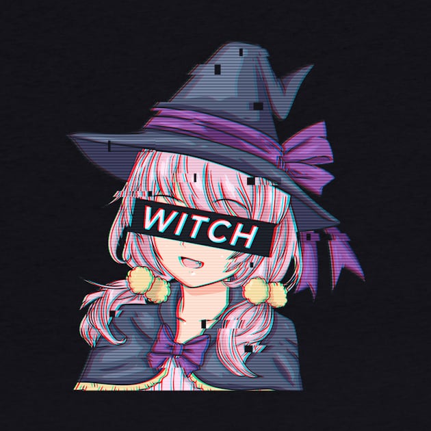 Anime Vaporwave Witch - Witchcraft Gift by biNutz